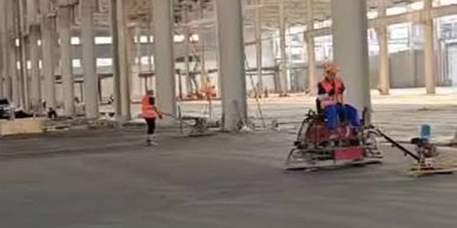 Jasa trowel lantai pabrik profesional LantaiNusa